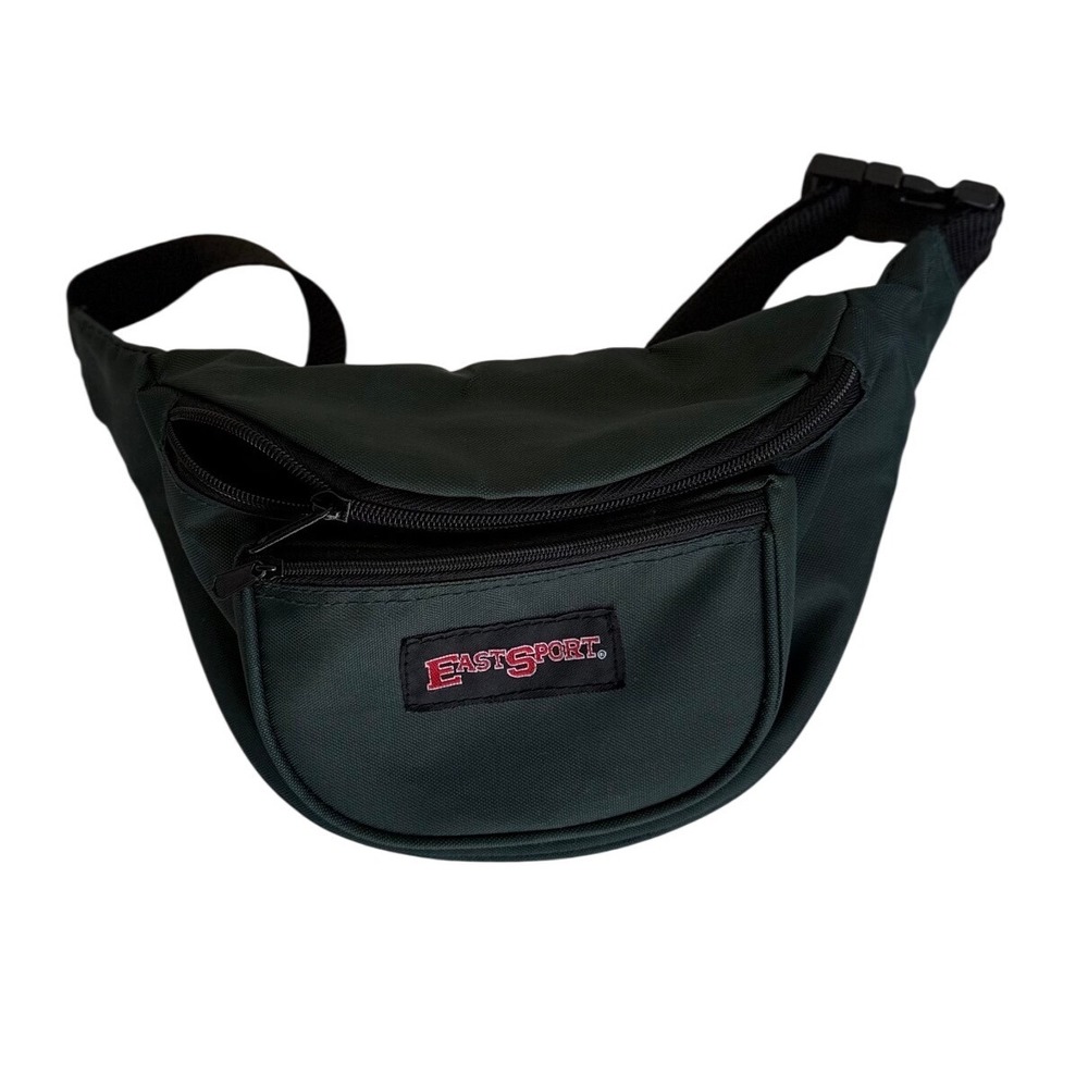 EastSport Dark‎ Green Fanny Pack Waist Bag Adjustable Strap Zipper Pockets